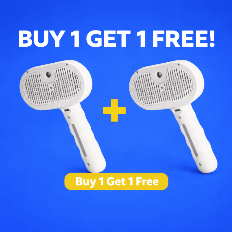 Magic Brush Pro Steam Magic Grooming Brush – 3-in-1 Pet Deshedding Tool